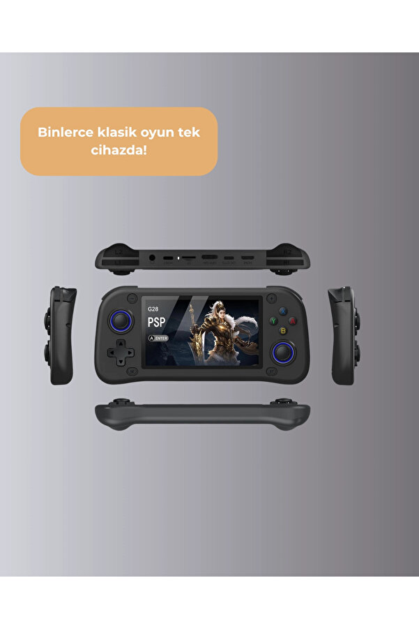 Teknomavm 4.3 İnç Ips Ekranlı Taşınabi̇li̇r Oyun Konsolu 64Gb 10000 Oyun