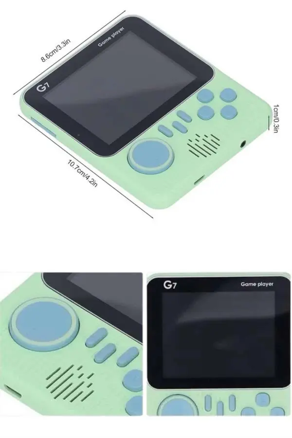 Zero Land 666 Oyunlu Retro El Konsolu Atari̇ 3.5 İnç Taşınabi̇li̇r Oyun Konsolu