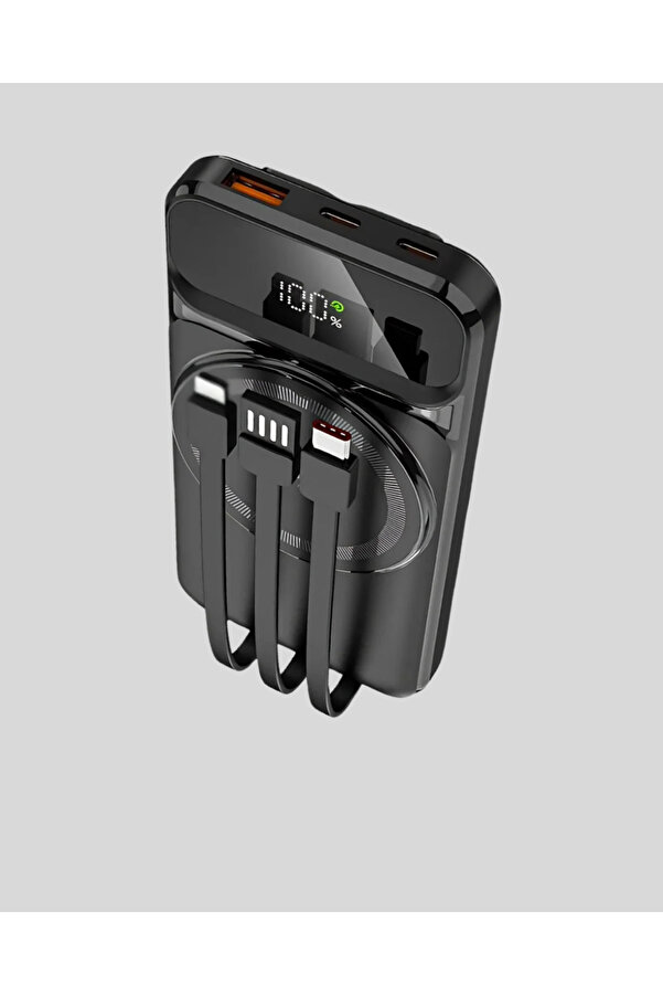 Buti̇k 15W Kablosuz Şarj Özelli̇kli̇ 10000 Mah Powerbank – Type-C Hızlı Şarj