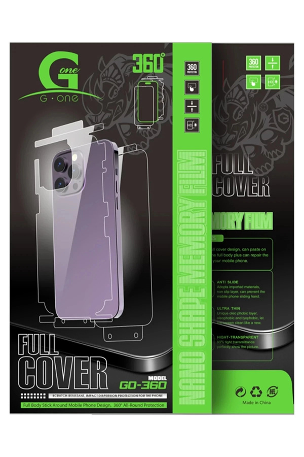 Buti̇k İphone 17 Ai̇r 360 Full Body Arka Koruyucu-(5796)