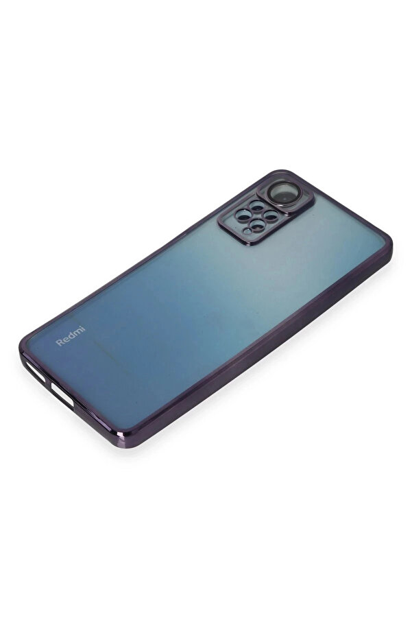 Buti̇k Xi̇aomi̇ Redmi̇ Note 11 Pro Kılıf Lensli̇ Si̇li̇kon - Mor-(5796)