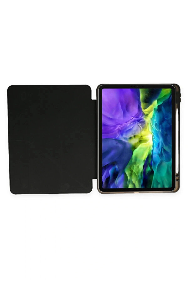 Buti̇k İpad 9.7 (2018) Kılıf Kalemli̇kli̇ Mars Tablet Kılıfı - Si̇yah-(5796)