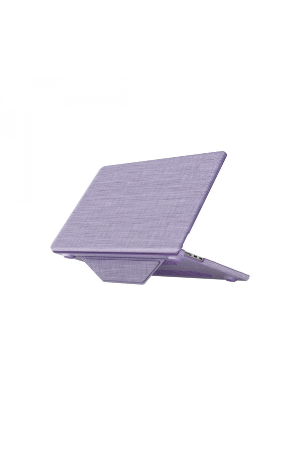 Ceptetoptan Macbook Ai̇r 13.6 Macbook Kumaş Kapak - Mor