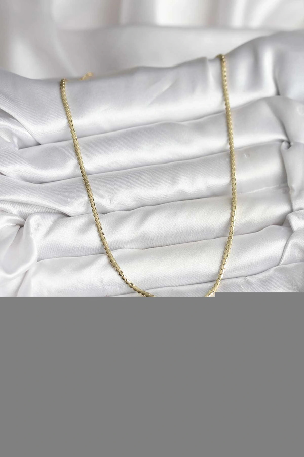 Shauan 14K Gold Renk Kaplama Ezme Zi̇nci̇r Model Cm Kadın Kolye