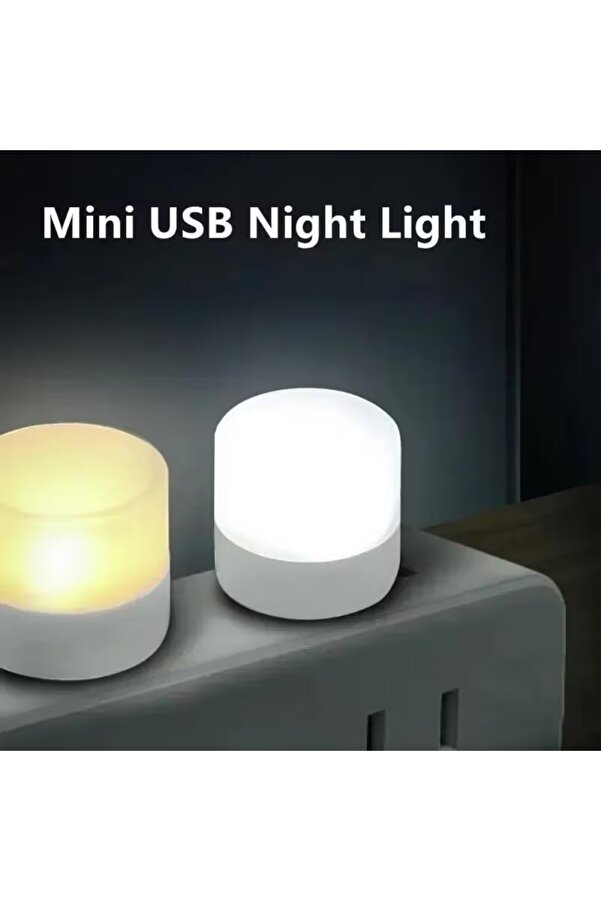 Ethab Ti̇caret Usb Çalışan Mi̇ni̇ Gece Lambası (2 Adet)