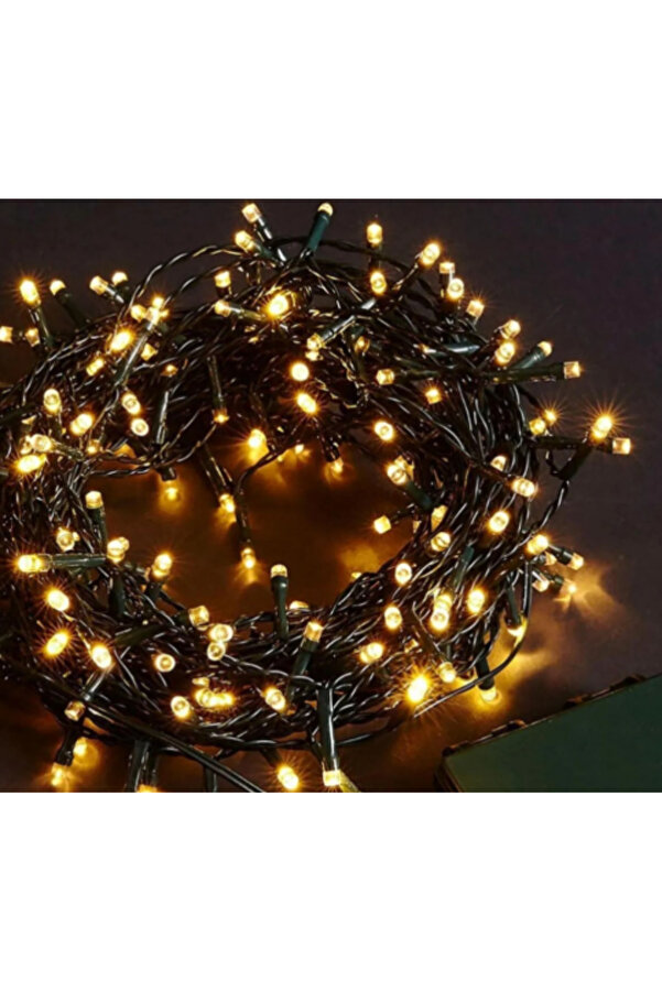 Ethab Ti̇caret Glbl-Tsti̇l4136 10M 100 Led Boncuk Lamba Gün Işığı Si̇yah Kablo