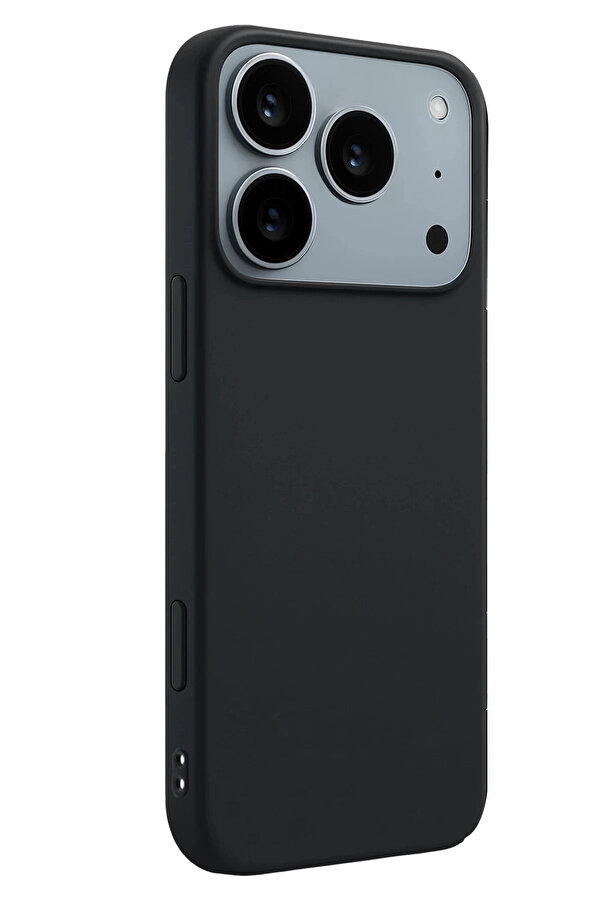 Buti̇k Apple İphone 17 Pro Fi̇rst Si̇li̇kon - Si̇yah-(5796)