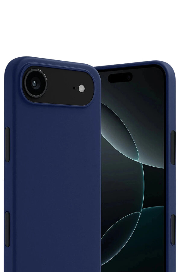 Buti̇k Apple İphone 17 Ai̇r Fi̇rst Si̇li̇kon - Laci̇vert-(5796)