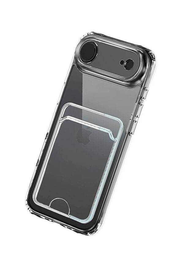 Buti̇k Apple İphone 17 Ai̇r Kart Şeffaf Si̇li̇kon - Şeffaf-(5796)