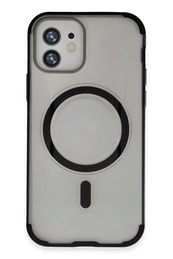 Buti̇k İphone 11 Hi̇lton Magsafe Kapak - Si̇yah-(5796)