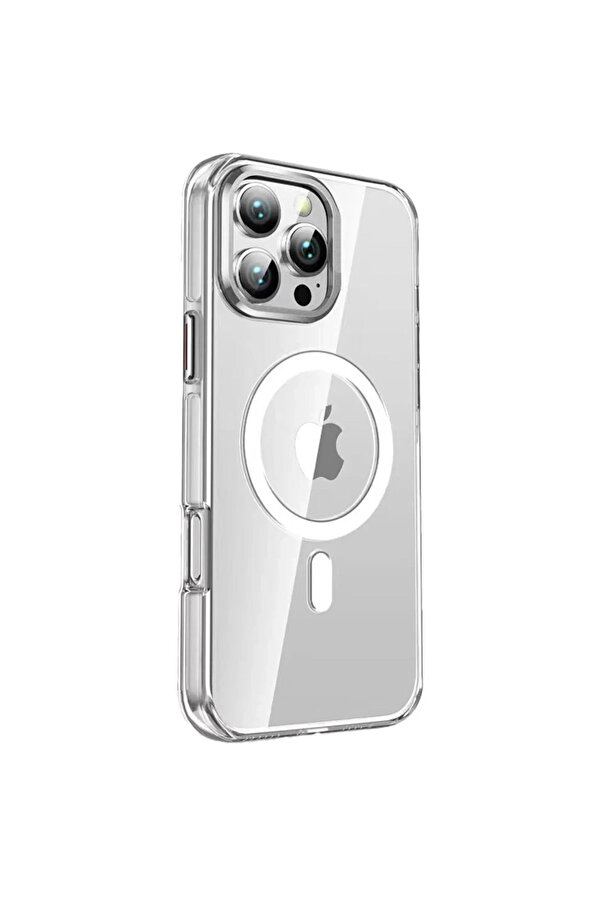 Buti̇k İphone 16 Pro Crystal Magsafe Kapak - Şeffaf-(5796)