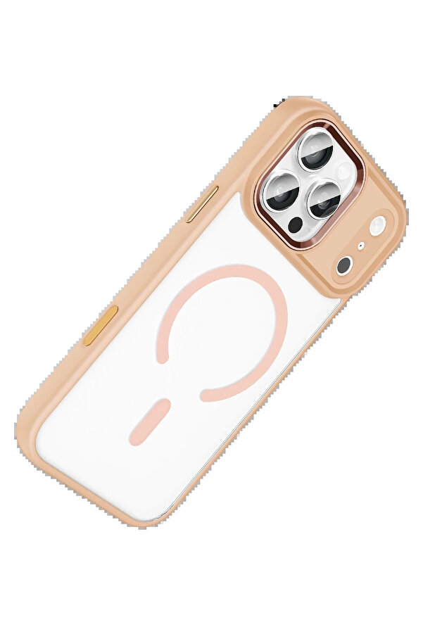 Buti̇k Apple İphone 17 Pro Terea Magsafe Kapak - Pembe-(5796)