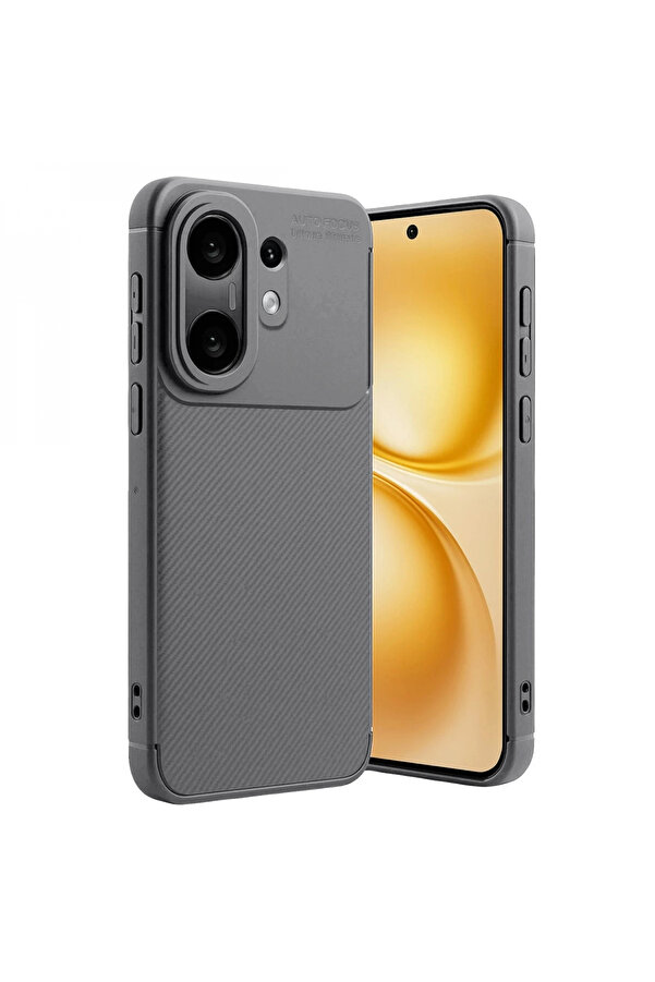 Buti̇k Vi̇vo X200 Fe Auto Focus Karbon Kapak -Gri̇