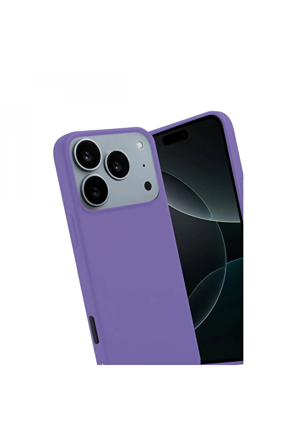Harmonyaura Apple İphone 17 Pro Fi̇rst Si̇li̇kon - Li̇la