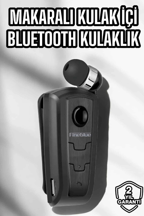 Buti̇k Makaralı Bluetooth Kulaklık Kulak İçi̇ Androi̇d İos Uyumlu Ti̇treşi̇mli̇