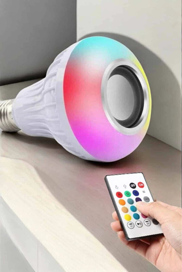 Selfbuysell Lamba Led Hoparlör Dayanıklı Ve Uzun Ömürlü Bluetooth Hoparlör