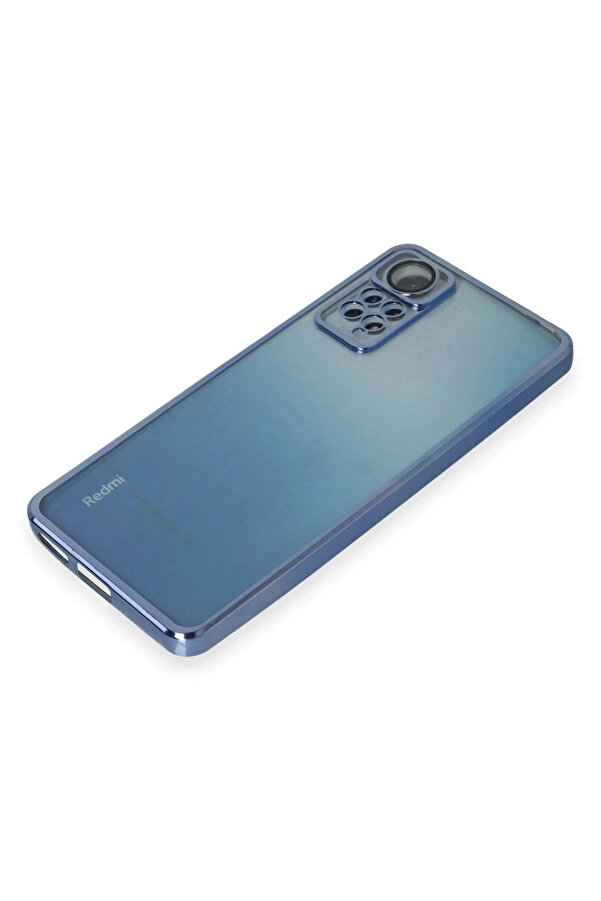 Buti̇k Xi̇aomi̇ Redmi̇ Note 11 Pro Kılıf Lensli̇ Si̇li̇kon - Açık Mavi̇-(5796)