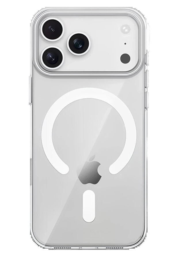 Buti̇k Apple İphone 17 Pro Pc Blank Magsafe Kapak - Şeffaf-(5796)