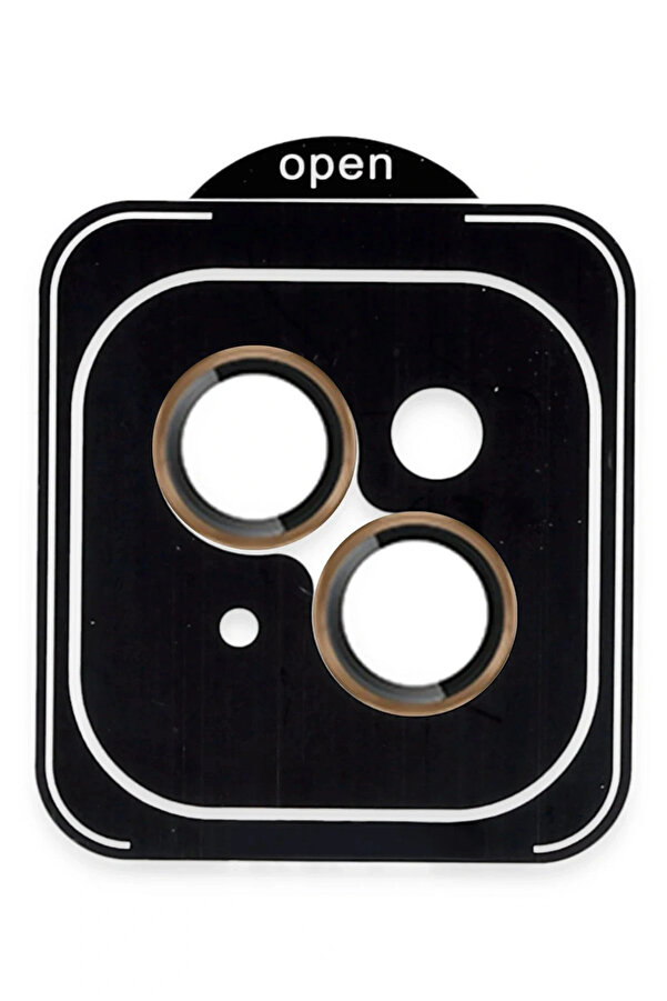 Buti̇k Apple İphone 13 Pvd Metal Kamera Lens - Gold-(5796)