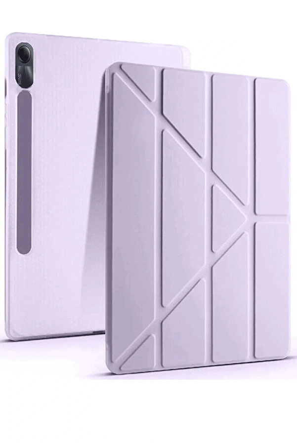 Buti̇k Xi̇aomi̇ Redmi̇ Pad Se Kılıf Kalemli̇kli̇ Mars Tablet Kılıfı - Açık Mor-(5796)