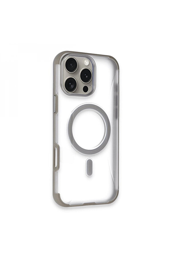 Buti̇k Joko İphone 16 Pro Max Hi̇lton Magsafe Kapak - Ti̇tan Gri̇