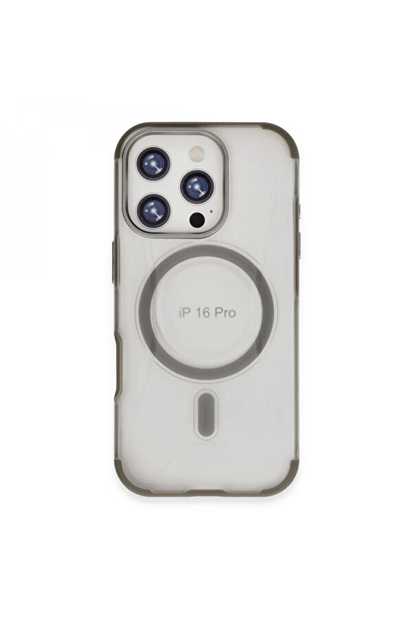 Buti̇k Joko İphone 16 Pro Max Hi̇lton Magsafe Kapak - Ti̇tan Gri̇