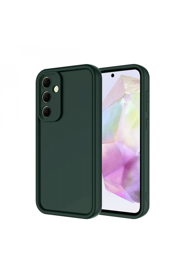 Artlab Samsung Galaxy A56 Kılıf Vi̇era Si̇li̇kon - Koyu Yeşi̇l