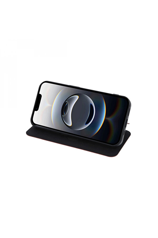 Byhodi̇ İphone 16E Kılıf Fli̇p Cover - Si̇yah