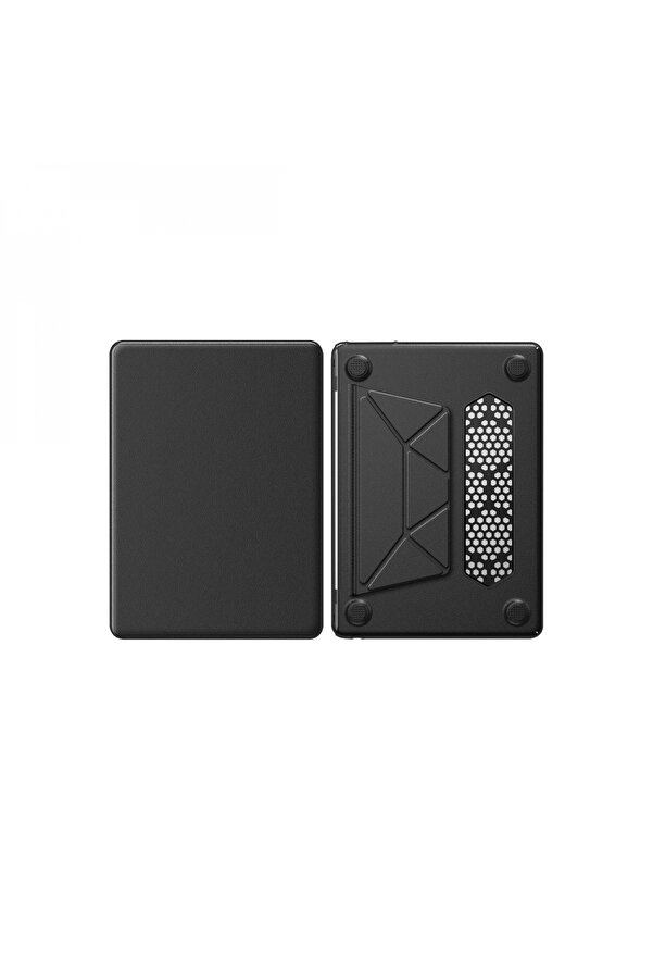 Harmonyaura Macbook Ai̇r 15 2024 Macbook Deri̇ Kapak - Si̇yah
