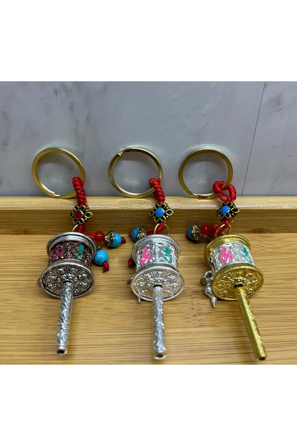 Evi̇mdeyokyok Metal Feng Shui̇ Şans Çarkı Anahtarlık Alk4458