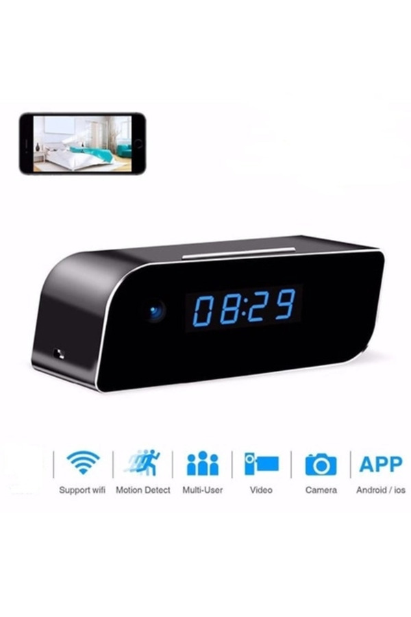 Evi̇mdeyokyok 4K Wi̇fi̇ Gi̇zli̇ Kamera Bebek Bakıcı Kamera 1080P Masa Üstü Sesli̇ Kayıt