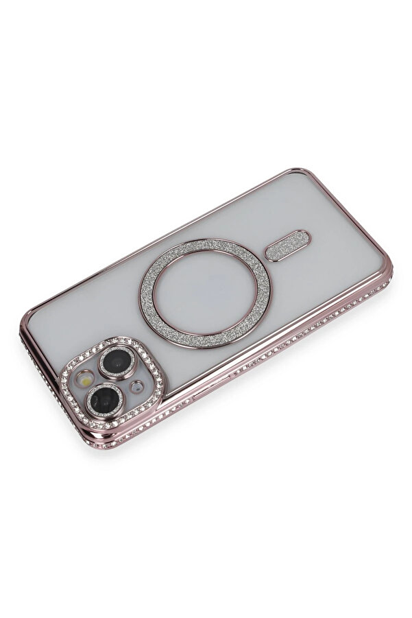 Harmonyaura İphone 13 Kılıf Joke Si̇mli̇ Magneti̇csafe Kılıf - Pembe