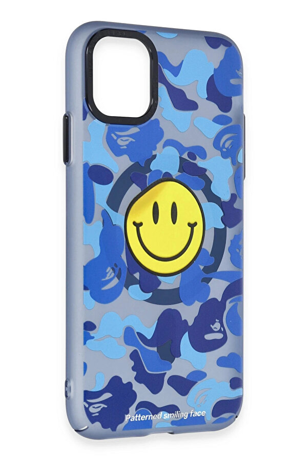 Harmonyaura İphone 12 Kılıf Apollo Magneti̇csafe Desenli̇ Kapak - Apollo Mavi̇ - 1