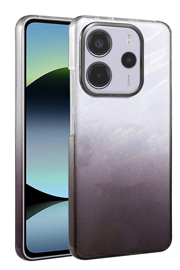 Buti̇k Harmonyaura Xi̇aomi̇ Redmi̇ Note 14 4G Glossy Kapak - Si̇yah