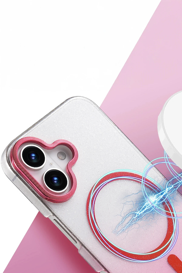 Buti̇k Harmonyaura Apple İphone 16 Glossy Magsafe Kapak - Mavi̇
