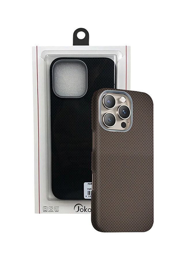 Buti̇k Harmonyaura Apple İphone 16 Pro Max Volt Magsafe Kapak - Kahverengi̇