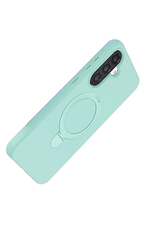 Buti̇k Samsung Galaxy A36 Regal Magsafe Standlı Kapak - Su Yeşi̇li̇-(5796)