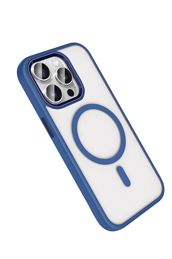 Buti̇k Harmonyaura Apple İphone 15 Pro Max Terea Magsafe Kapak - Laci̇vert