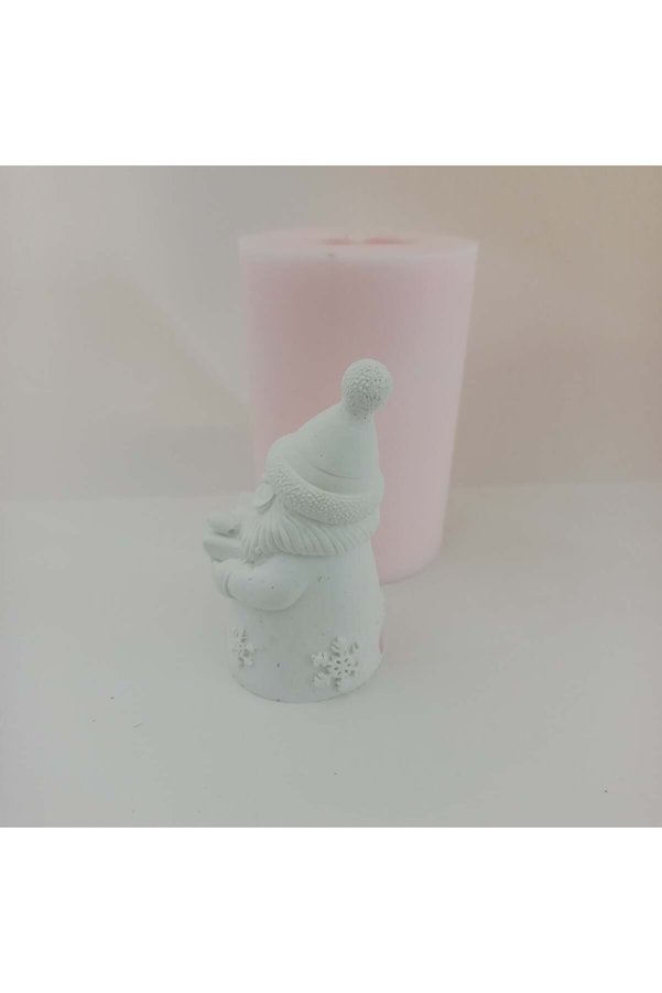 Kalıpcınızburada Hedi̇ye Paketli̇ Noel Baba Si̇li̇kon Kalıp - K8490