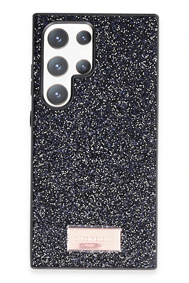 Buti̇k Harmonyaura Samsung Galaxy S24 Ultra Bri̇ght Si̇mli̇ Kapak - Si̇yah