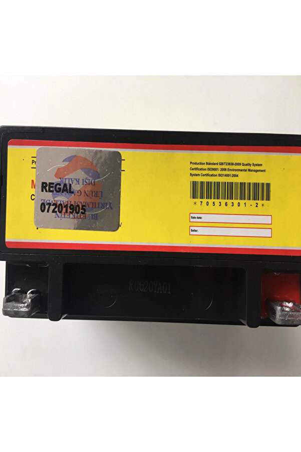 Oem Akü 12N6,5L-Bs(Mf) 12V 6,5 Ah Motosi̇klet
