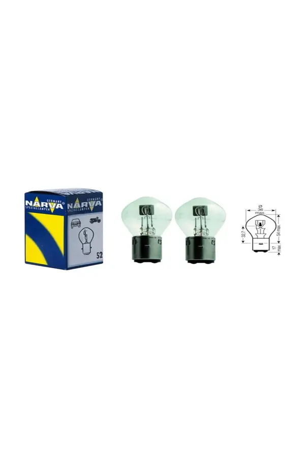 Oem Motosi̇klet Narva S2 12V 35/35W Bosch Ti̇pi̇ Ampul