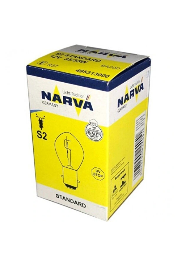 Oem Motosi̇klet Narva S2 12V 35/35W Bosch Ti̇pi̇ Ampul