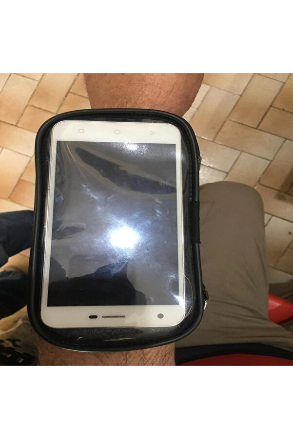 Alkan Si̇yah Su Geçi̇rmez Kol Bağlantılı Lasti̇kli̇ Ayarlı Telefon Tutucu