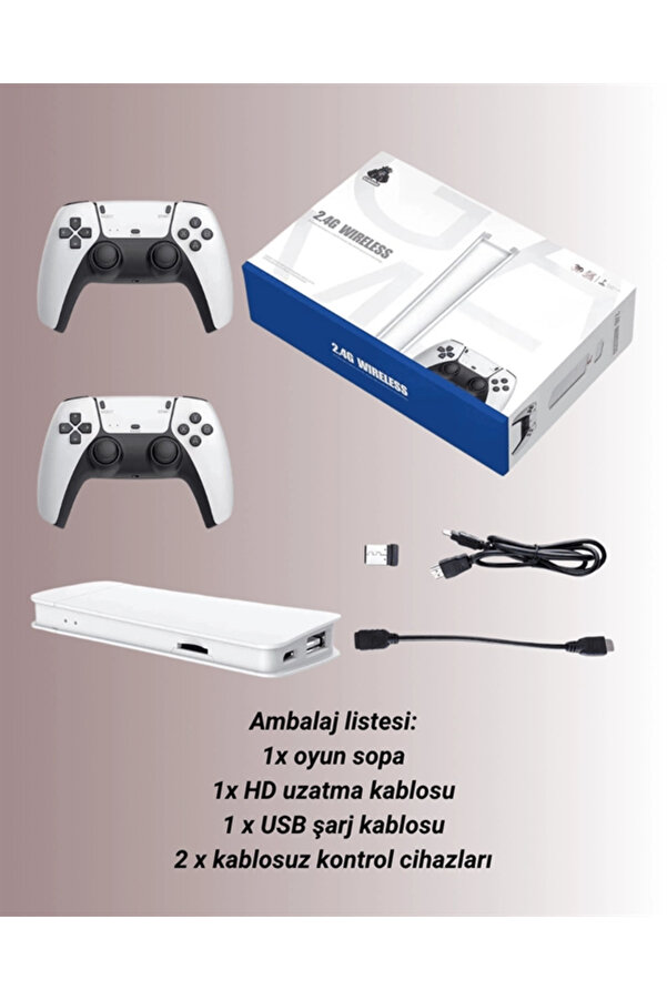 Buti̇k 4K Destekli̇ Bluetooth Retro Oyun Konsolu – M15 Modeli̇