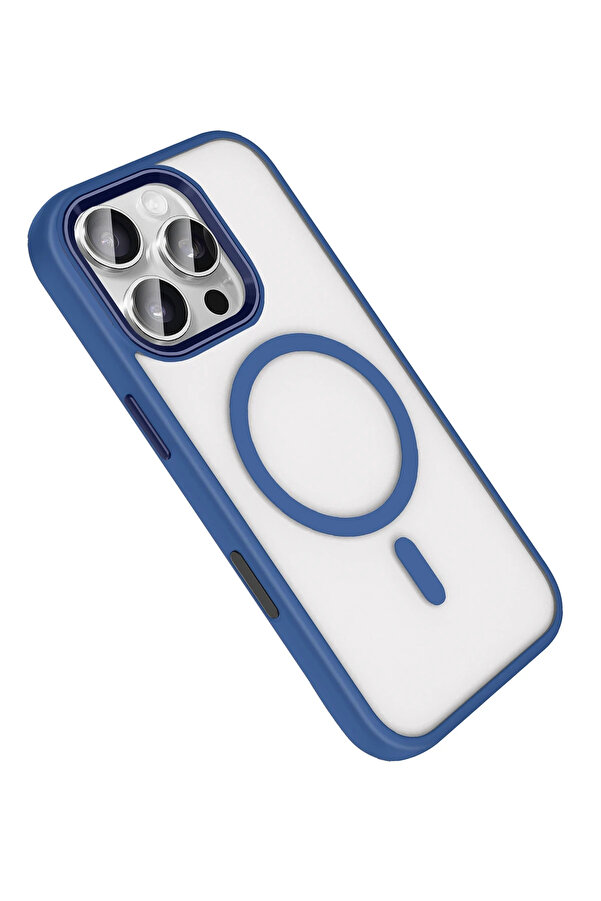 Buti̇k Harmonyaura Apple İphone 16 Pro Max Terea Magsafe Kapak - Laci̇vert