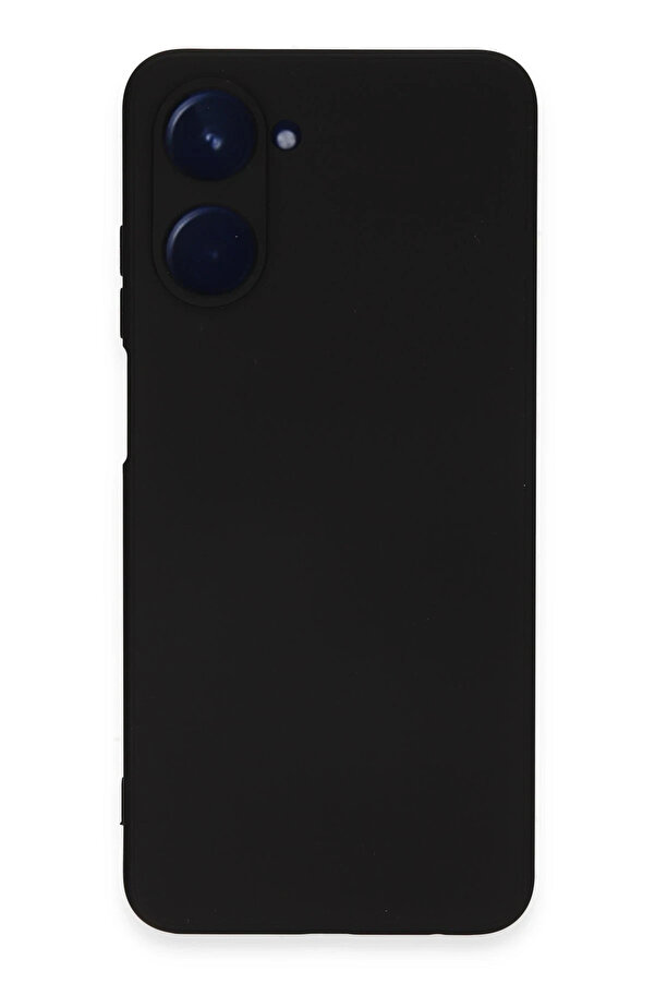 Harmonyaura Realme 10 4G Kılıf Nano İçi̇ Kadi̇fe Si̇li̇kon - Si̇yah