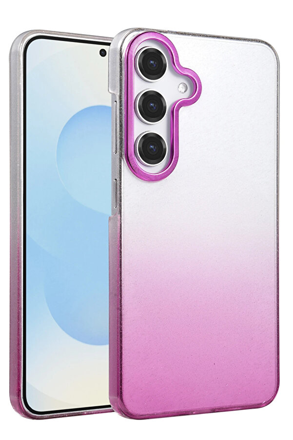 Buti̇k Harmonyaura Samsung Galaxy A55 5G Glossy Kapak - Si̇yah