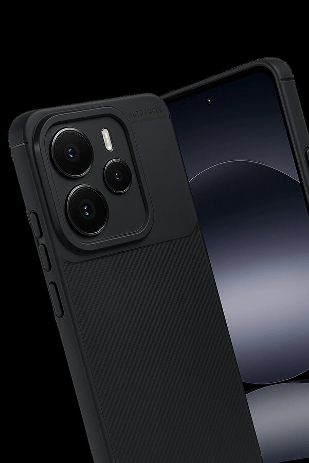 Buti̇k Harmonyaura Xi̇aomi̇ Note 14 5G Auto Focus Karbon Kapak - Si̇yah