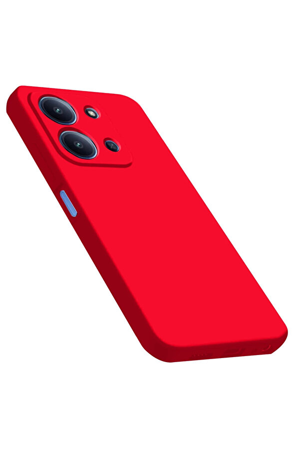 Buti̇k Harmonyaura Xi̇aomi̇ Redmi̇ 15C 4G Nano İçi̇ Kadi̇fe Si̇li̇kon - Kırmızı